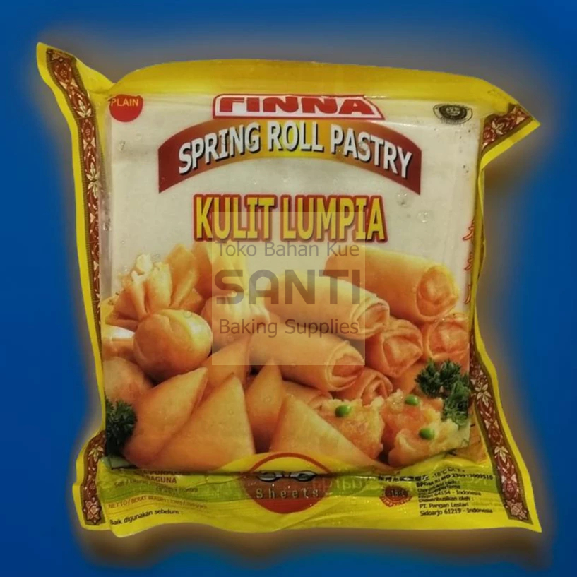 

Finna | Kulit Lumpia Spring Roll Pastry Ukuran 125mm Isi 50 Lembar | 200-250 Gram (Frozen Food)
