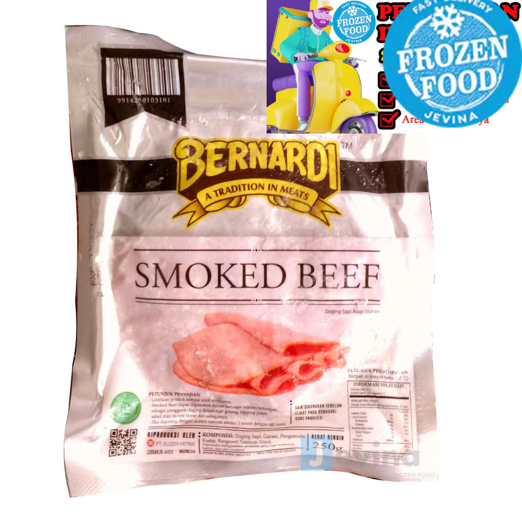 

Bernardi Smoked Beef 250g