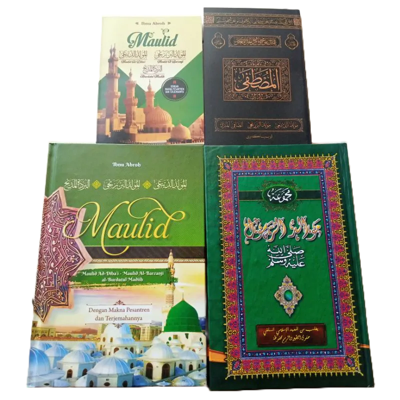 Kitab / Buku paket lengkap Terjemah majmu Maulid 3 bahasa SHOLAWAT AL MUSTHOFA Mustofa Diba Barzanji