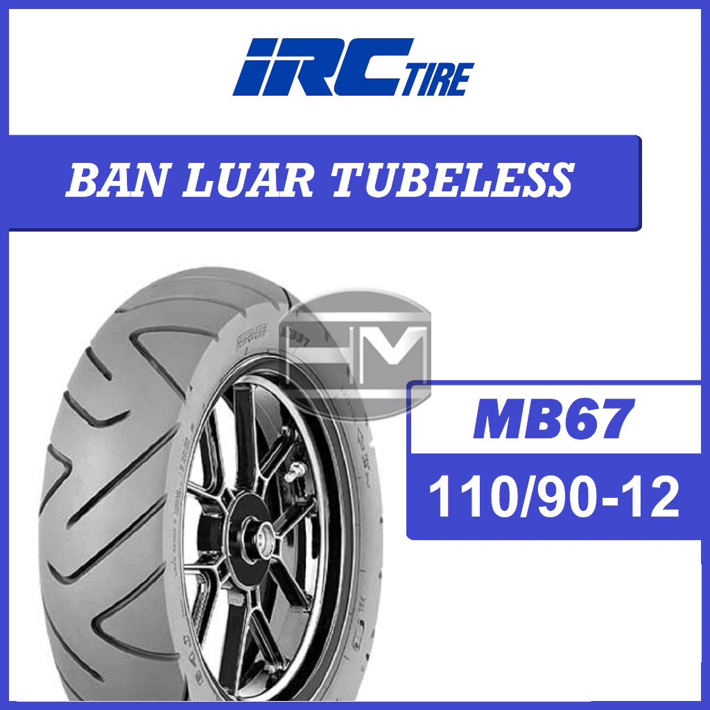 Ban Tubeless 110/90-12 MB67 IRC