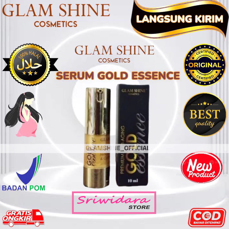 Glamshine Serum Gold Essence Premium Anti Aging Glamshineofficial Glamshine official Store Glam Shin