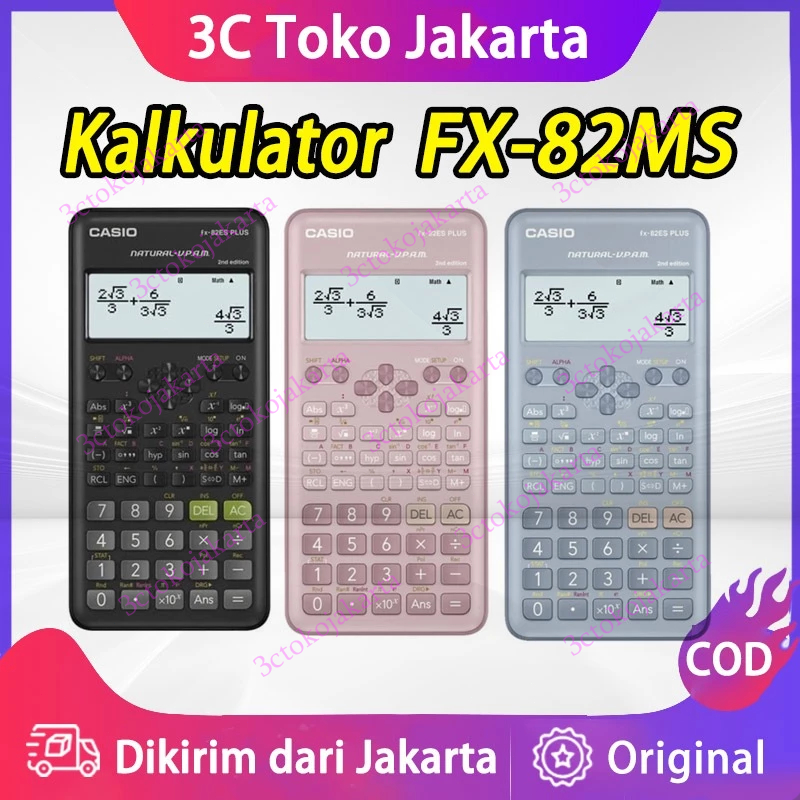

FX-991EX/FX-991ES PLUS/FX-82ms Kalkulator Scientific Casio Kalkulator Casio Scientific Calculator Calculators New Edition 240 Functions 2nd Edition Student Exam