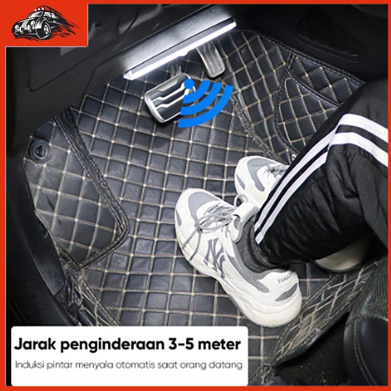 10CM Lampu Neon Panjang Strip Tabung LED Lampu Interior Mobil Nirkabel Lampu Pencahayaan Lampu Senso