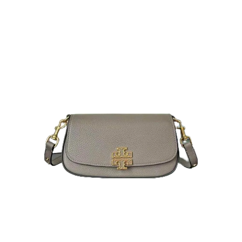 Tas Tory Burch Slingbag Britten Abu Gray Original Selempang Slempang Crossbody Sling Wanita Woman Ce