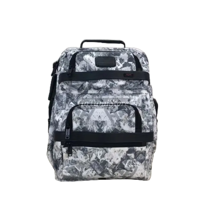Tas  tumi Ransel   Tpass Free Embos Camo Army Putih White Backpack Rancel Tas Gunung Travel Pria Man