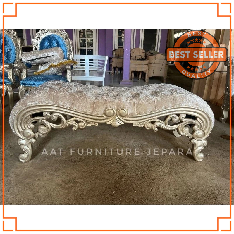 Sofa Stool Ukir Bangku Pelaminan Bangku Stool Kursi Bangku Pelaminan FURNITURE MURAH