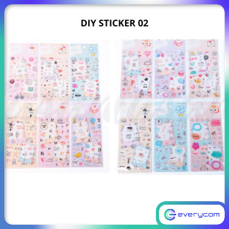 

Set Stiker Tempel / Sticker Aneka Motif Lucu Murah / Sticker Kartun Korea / Diy Sticker