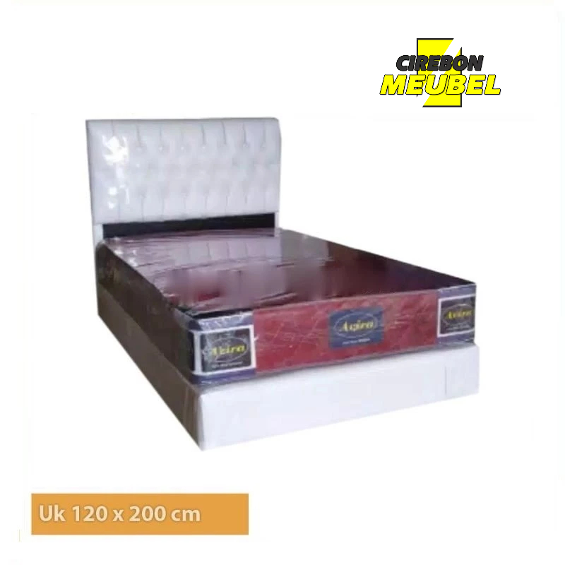 Springbed Set Single Plus Divan 120 x 200 CIREBON MEUBEL