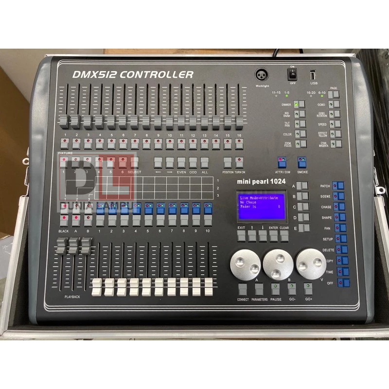 BLACK Minipearl 1024 Mini Pearl 1024 mixer lampu panggung lighting dmx 512 controller