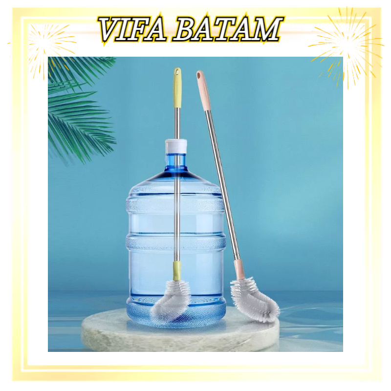 VIFA Sikat Pembersih Sikat Galon Bahan Stainless Steel / Sikat Galon Air Minum