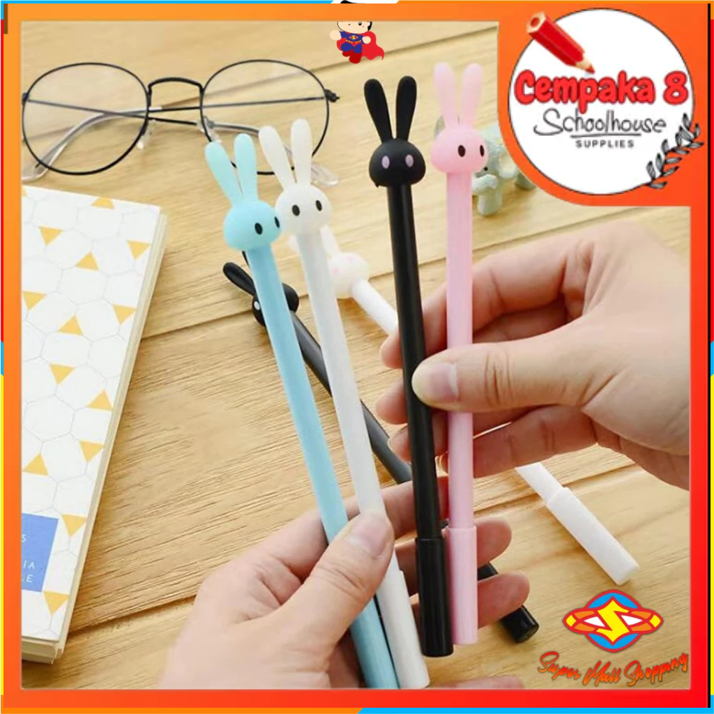 

Pulpen Pena Bentuk Karakter Kepala Kelinci Bolpen Karakter Bunny Lucu Unik Pulpen Karakter Gel Imut Pulpen Gel Pena Murah Import - SEV0216