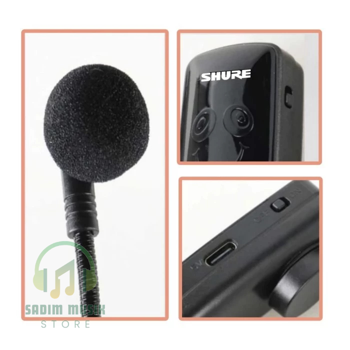 Mic Imam Bando Wireless Shure Mic Headset Shure Wireless Suara Mantap