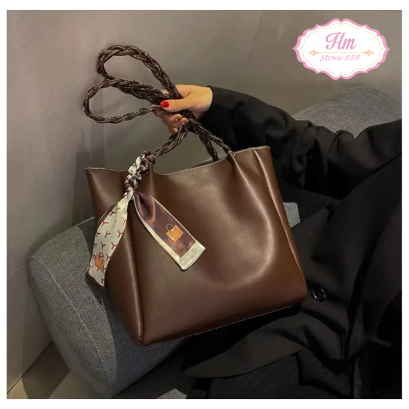 HM - New Tote Bag Import | Tote Bag Korea Fashion| Tas Bahu Kerja Sekolah