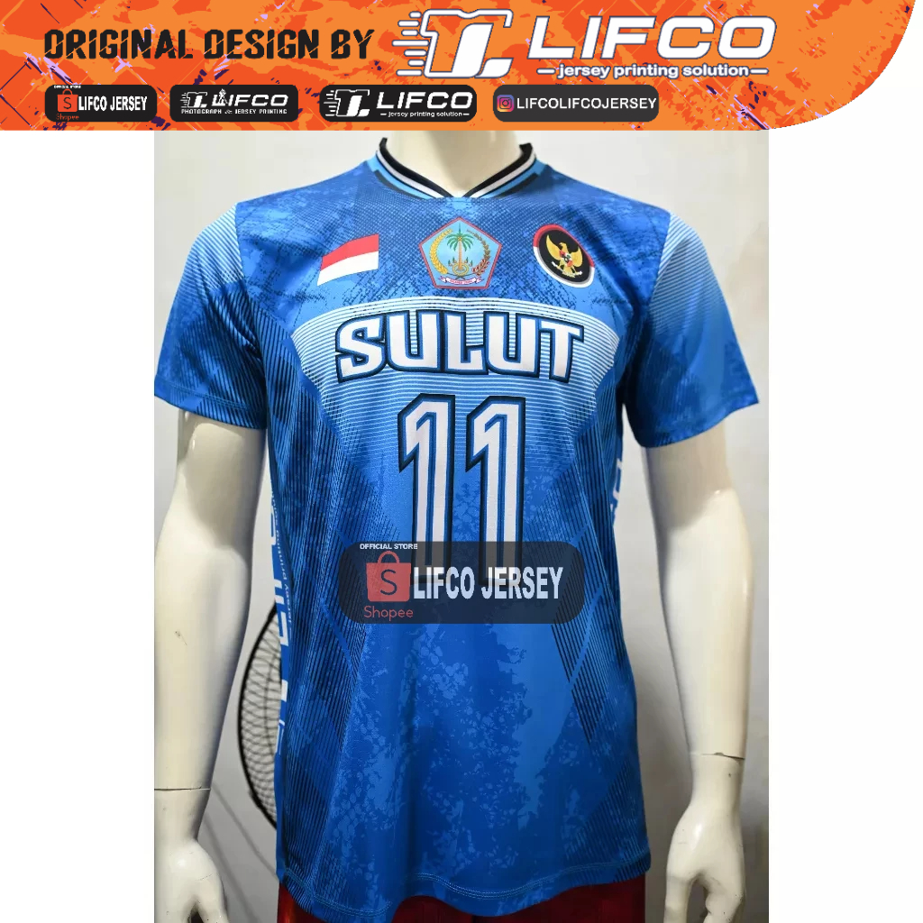 JERSEY LIFCO ORIGINAL BULAN KEMERDEKAAN NUSANTARA SERIES -Sulawesi Utara-