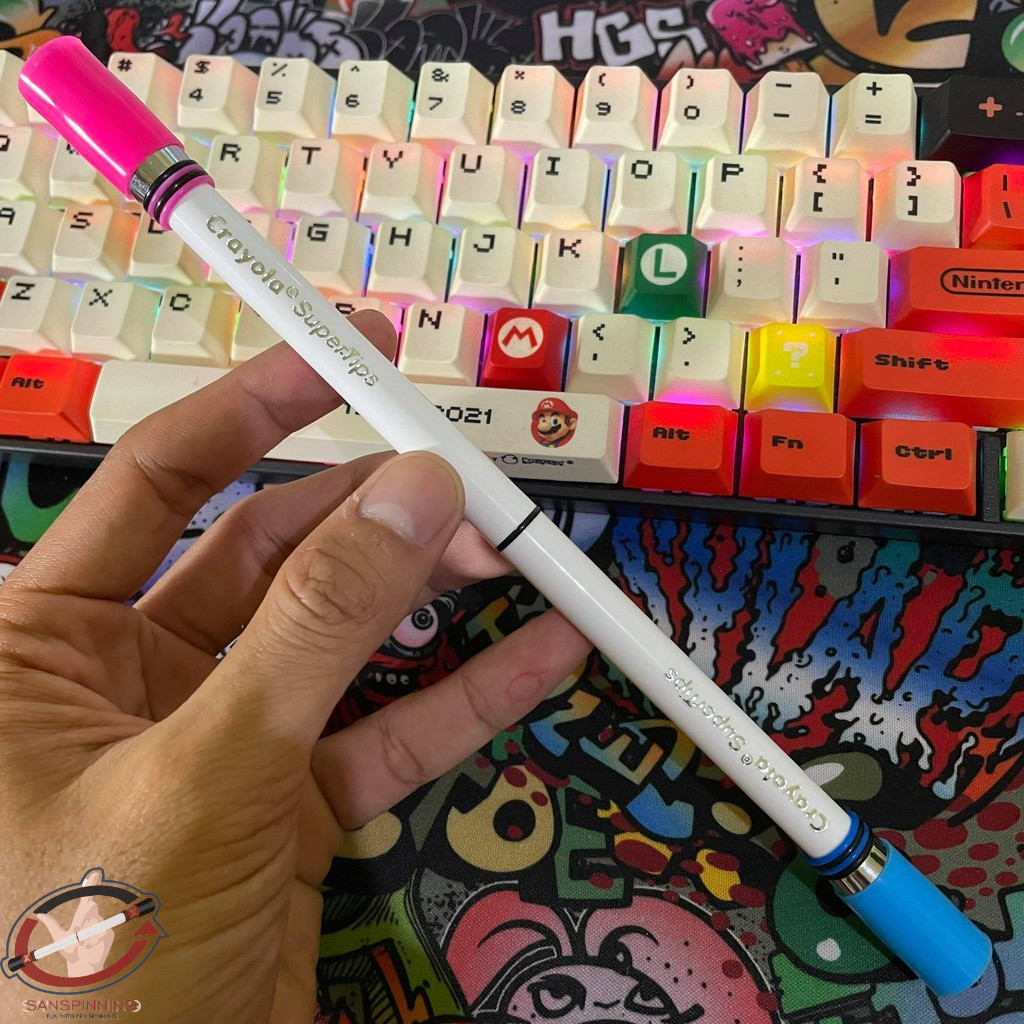 Pen Spinning ST VGG Dr Grip PB Crayola mod Spinner original