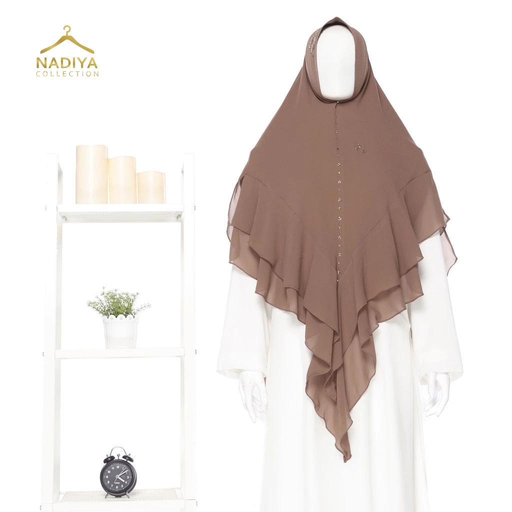 Baiti Khimar - Khimar Prive Scarves Syari Ceruty Crystal Premium by Nadiya