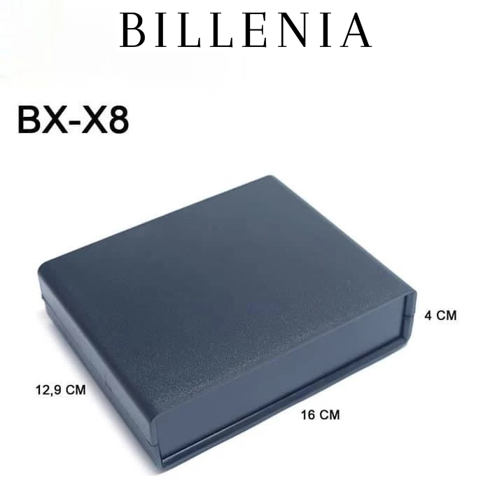 Box Project X8 Box Hitam Plastik 160x129x4 mm Case Enclosure for Arduino