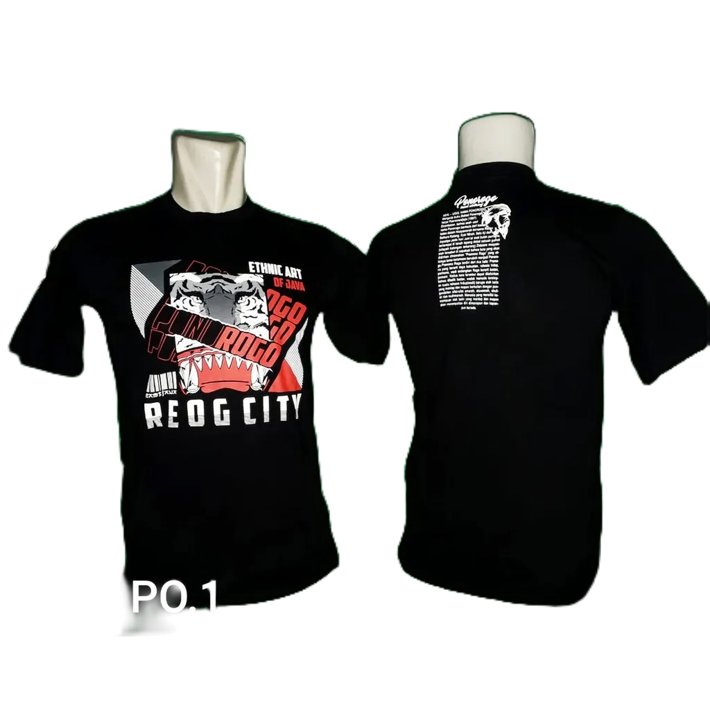 Kaos Pria Sablon | Reog Reyog Ponorogo | Ponorogo Reog CIty | Kaos Distro Terbaru