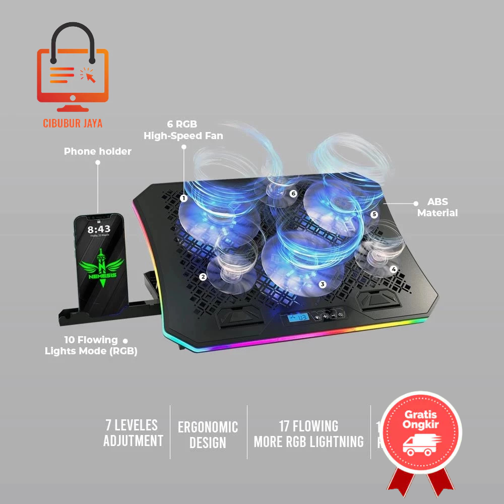 CIBUBUR JAYA NEMESIS COOLING PAD X8 ARTEMIS