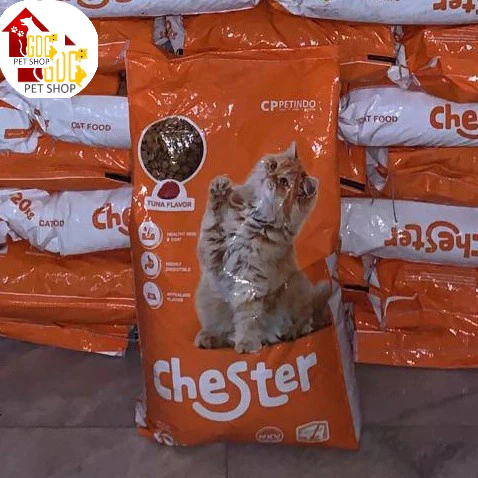 Chester Tuna 20 Kg Makanan Kucing Chester Cat Food 20 Kg Gojek