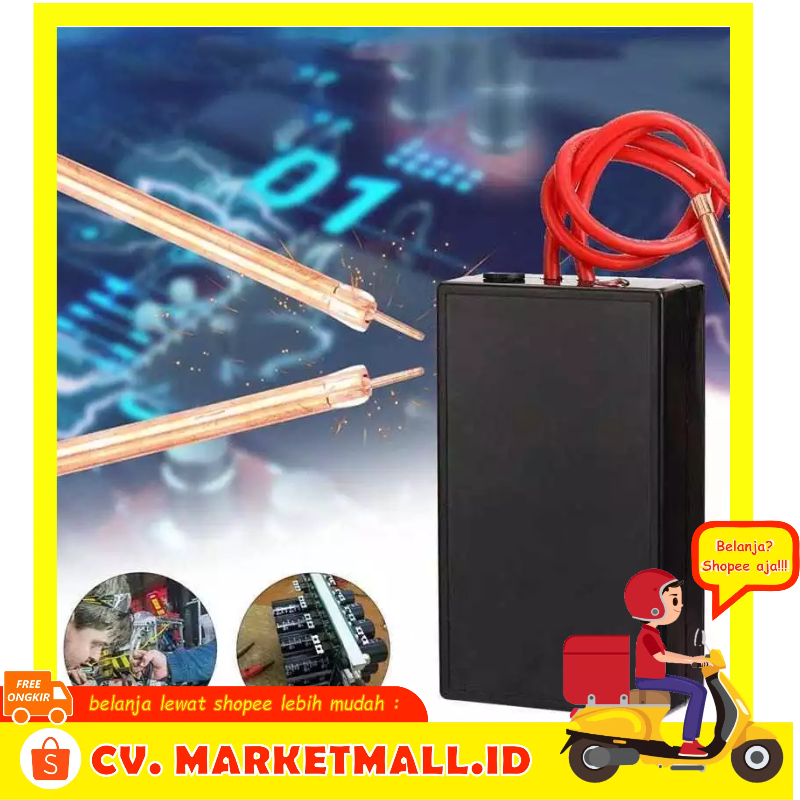 Mesin Las Titik Mini Perakitan Baterai Lithium Portable Welding Machine 6 Gear 0.15 mm BIFRC BFR1 - 