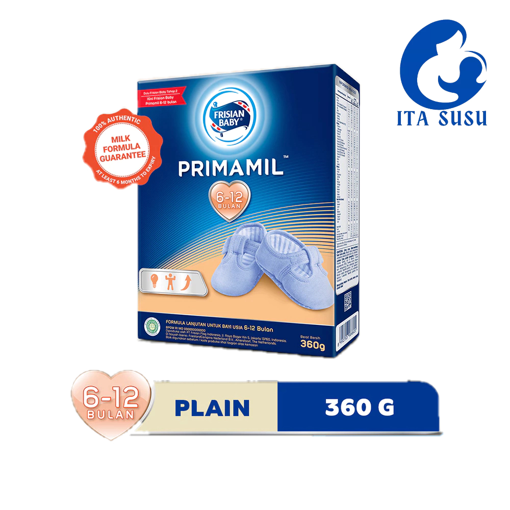 Frisian Flag Primamil 6-12 Bulan Susu Formula Bayi 360 g