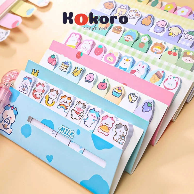 

KokoroCreations - [SK42] Sticky notes / memo / stick marker / index / pembatas buku karakter animal kartun