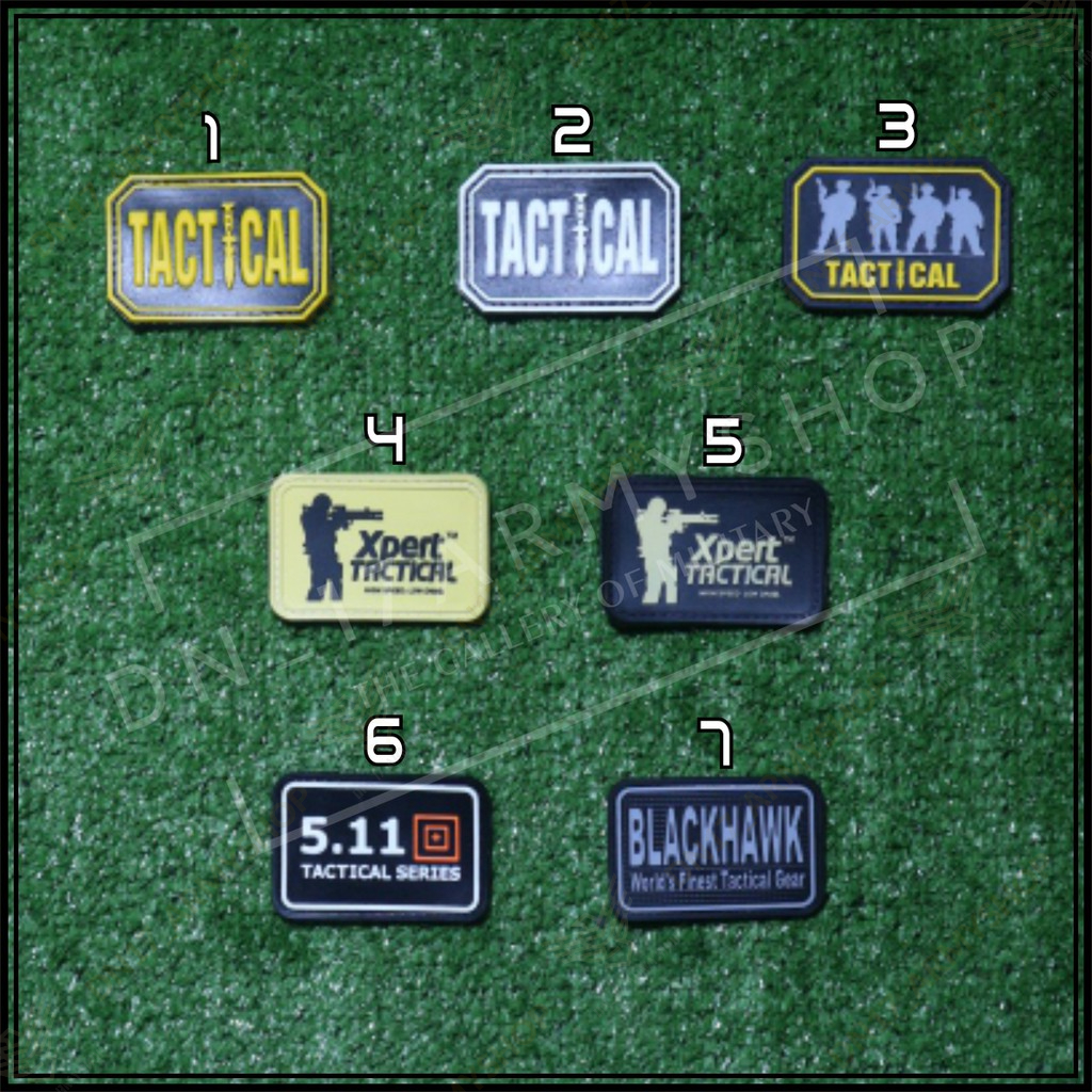 Patch Rubber Tactical, Xpert Tactical, Blackhawk