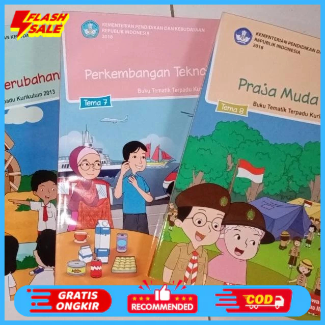 

SALE Buku Kelas 3 Paket Tema 6 7 8 Termurah