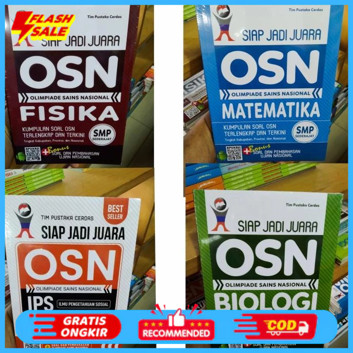 

SALE OSN Olimpiade Sain Nasional SMP Fisika Matematika IPS Biologi Termurah