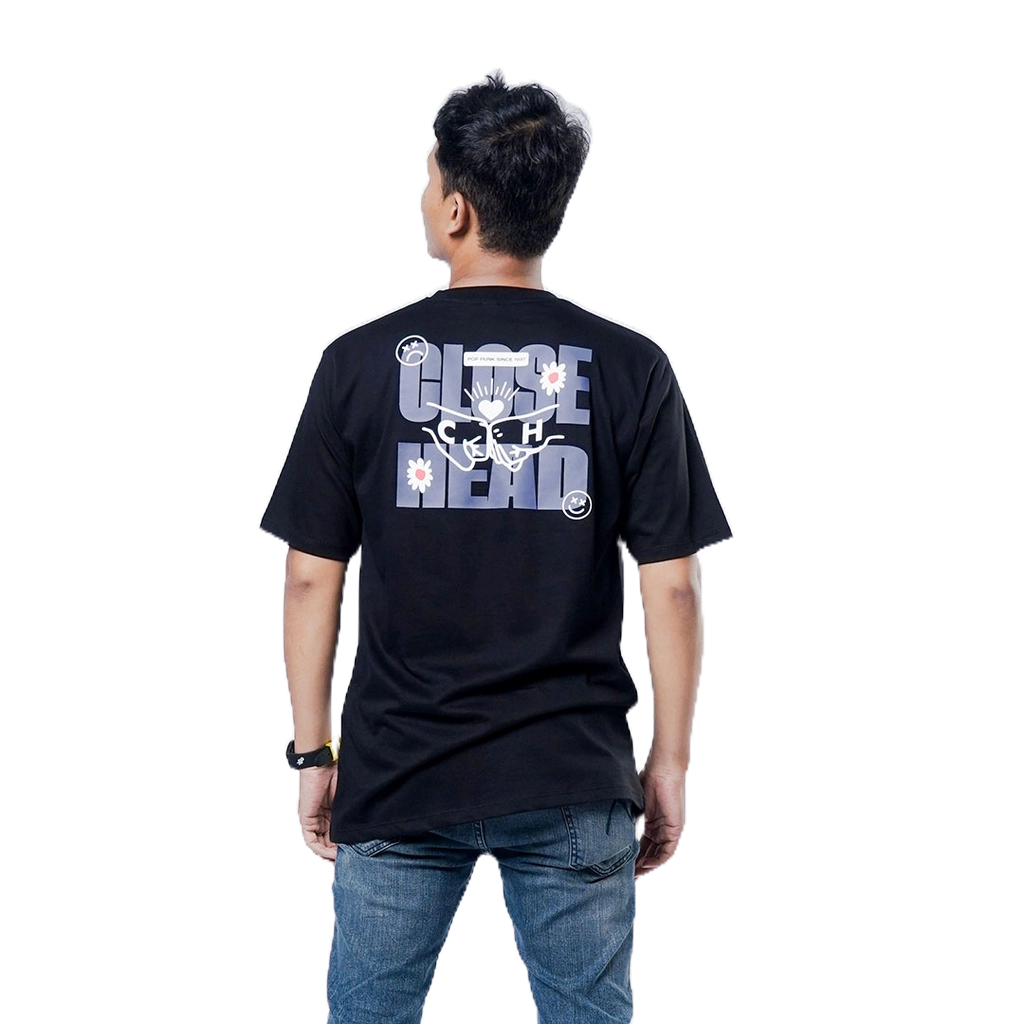 GVFI X Closehead T-Shirt Pocket Black