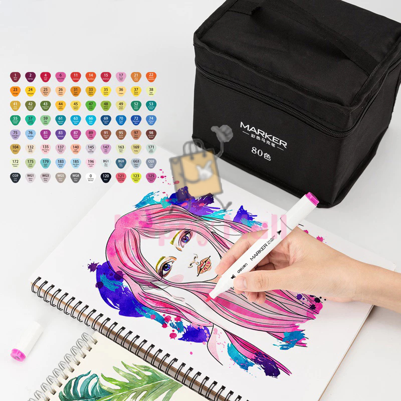 【Harga-Minimum】COD Touch 120/80/60/36 Warna Sketsa Spidol Umum General Marker Set Animation Markers