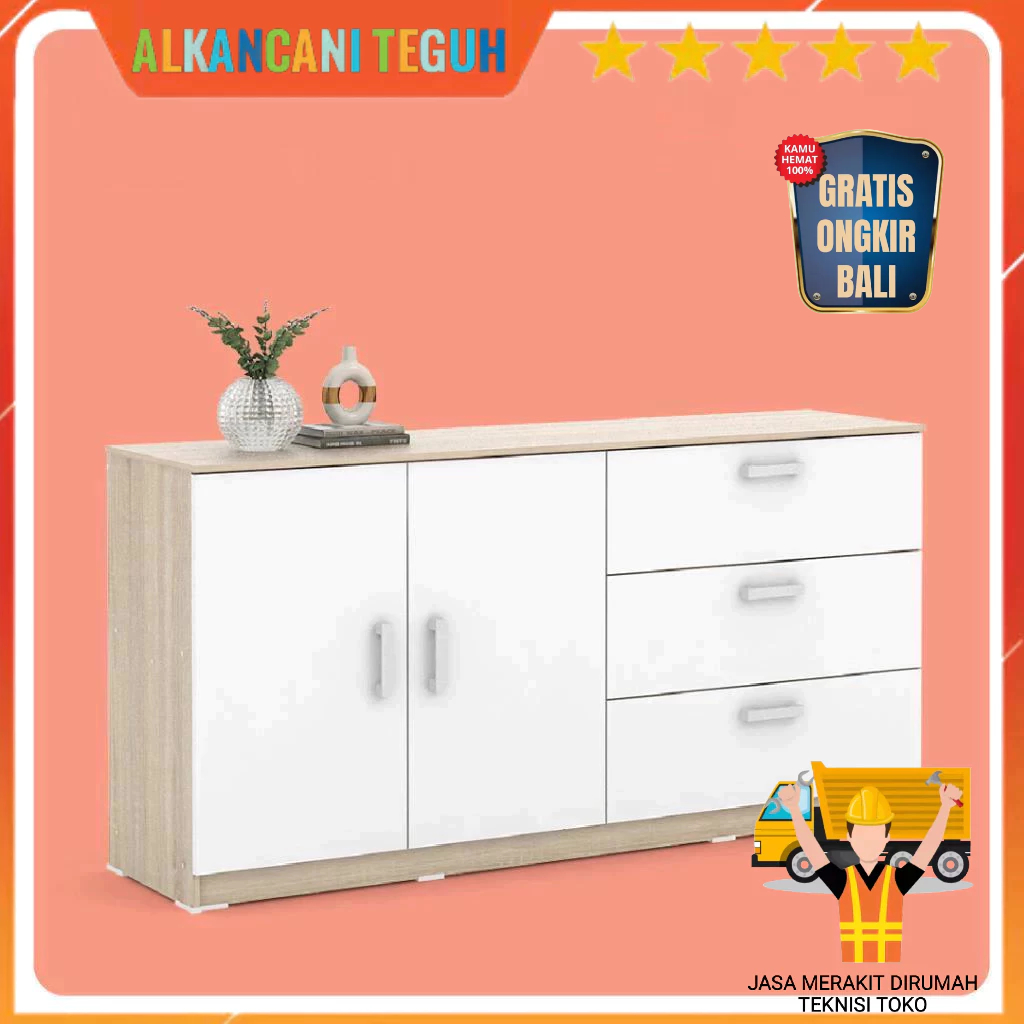ALBA BAZ SB 150 BUFET - SONOMA O-WHITE BAZ