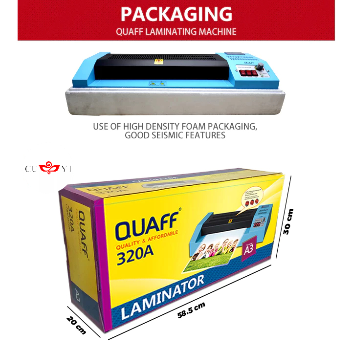 

CUYIProduk terjual habis.QUAFF A3 LAMINATOR KERTAS FILM UKURAN A3 PRODUK TERBARU / 320A#