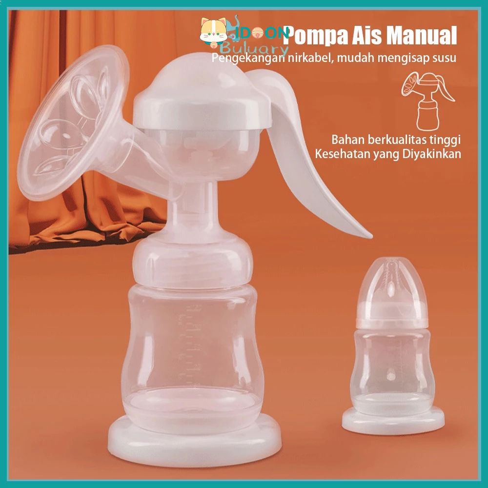 Idoon Breast Pump Bahan Slikon Bpa Free Pompa Asi Manual Lembut