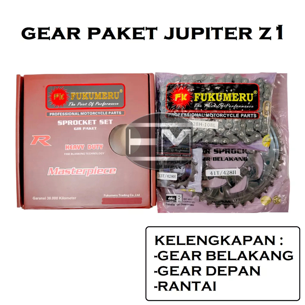 GEAR PAKET GEAR SET JUPITER Z1 FUKUMERU