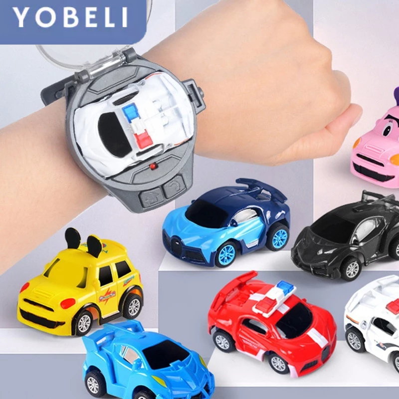 Mainan Jam Tangan Anak Mobil Remote Control Mini Watch Mobil RC