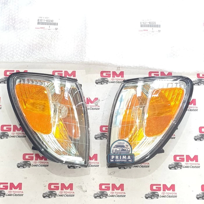 CORNER LAMP CYGNUS LX470 LANDCRUISER SEIN SET ORIGINAL