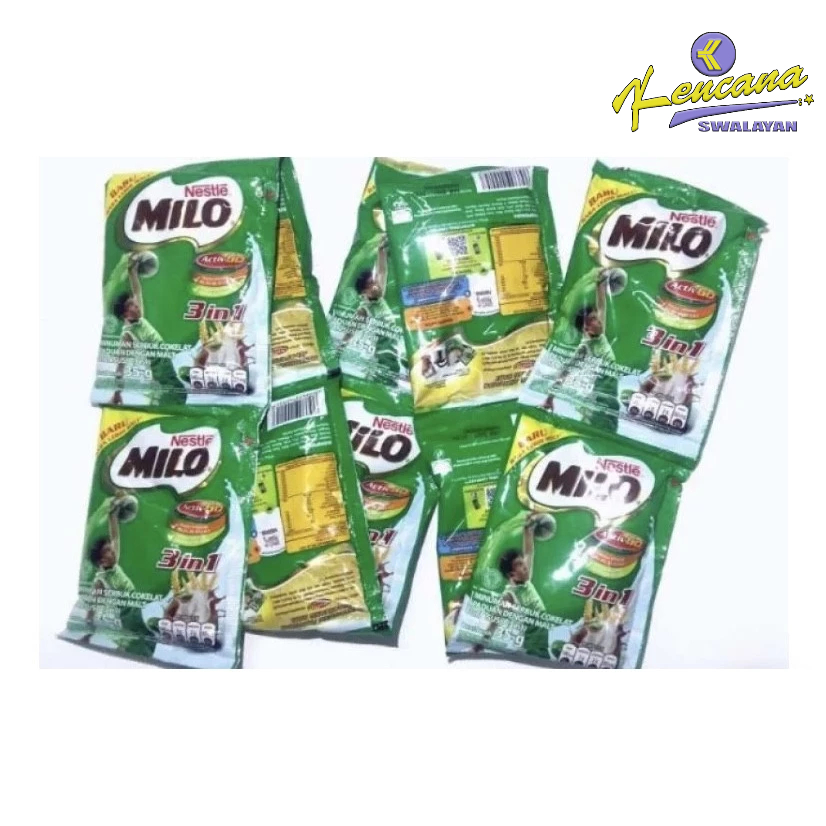 

Milo 3 in 1 Sachet isi 10 Pcs - Susu Milo Renteng