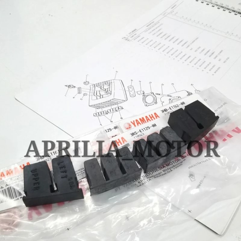 KARET DAMPER PEREDAM HEAD RXKING ORI ORIGINAL 3RS-E1129-00 /3HB-E1161-00/3HB-E1162-00
