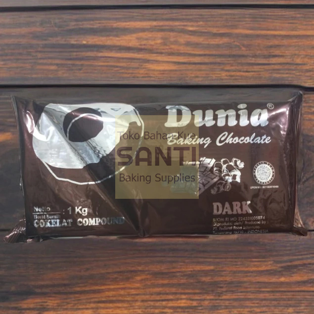 

Dunia | Baking Economy Dark Chocolate Compound Cokelat Batang | 1Kg