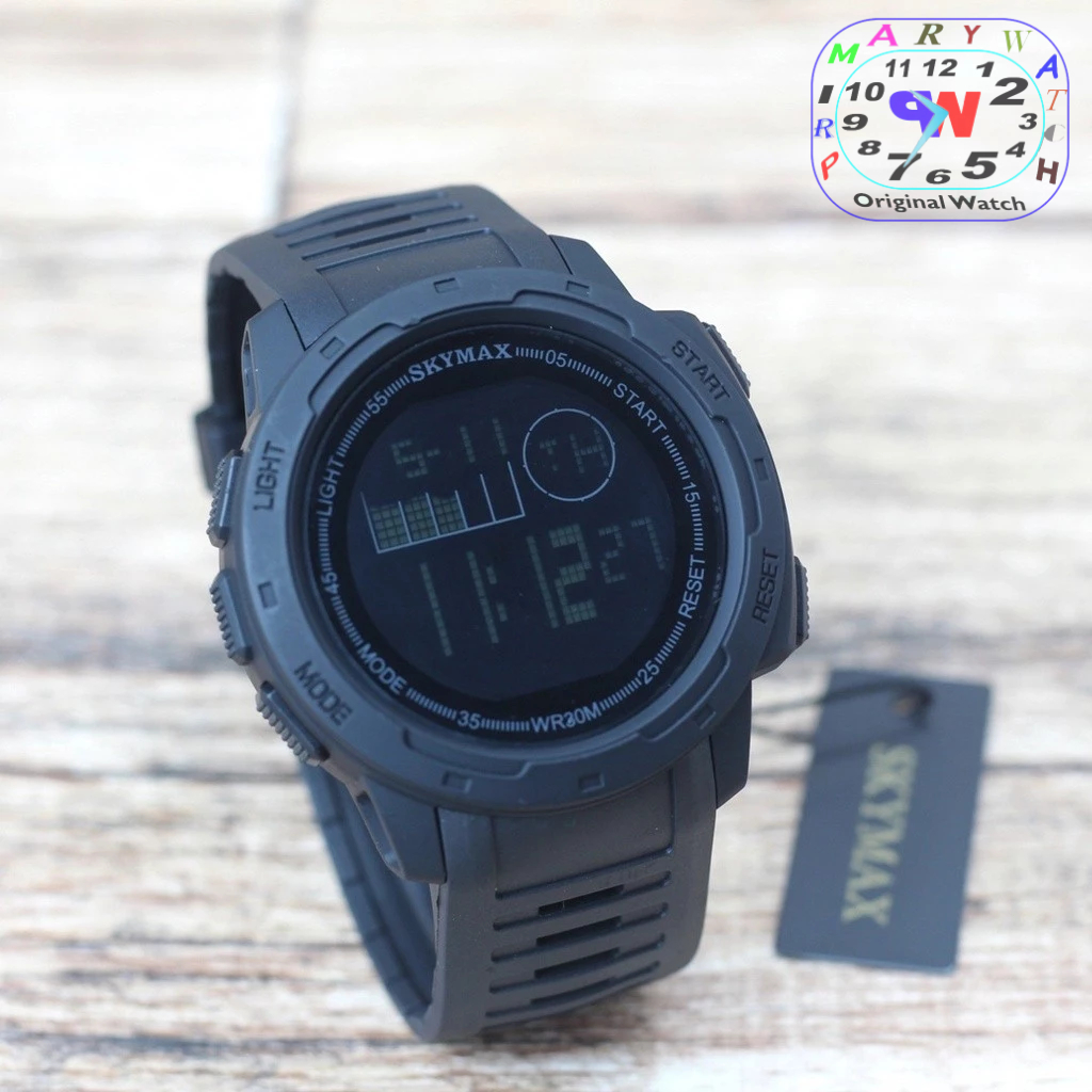 SKYMAX 2021 JAM TANGAN SPORT PRIA MURAH - JAM TANGAN PRIA ANTI AIR - JAM TANGAN PRIA DIGITAL - JAM T