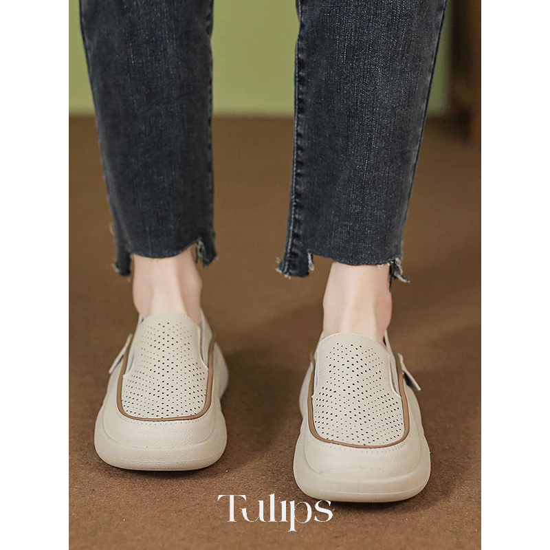 TULIPS - Sepatu Slip On Wanita Import Running Shoes Women Kekinian 0290