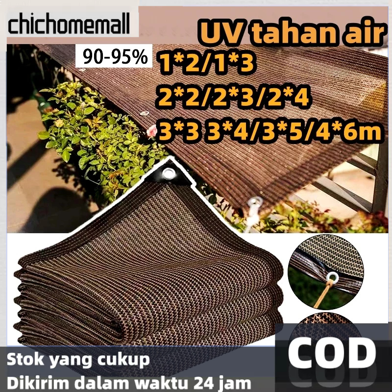 NEW COD95% Paranet Anti-UV Jaring ShadingNet Jaring Paranet/ Garden Sunshade Net Jaring Net Tabir