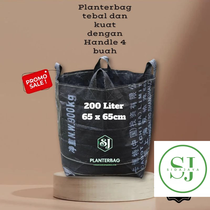 Planter bag 200 liter polybag hitam tebal dan kuat