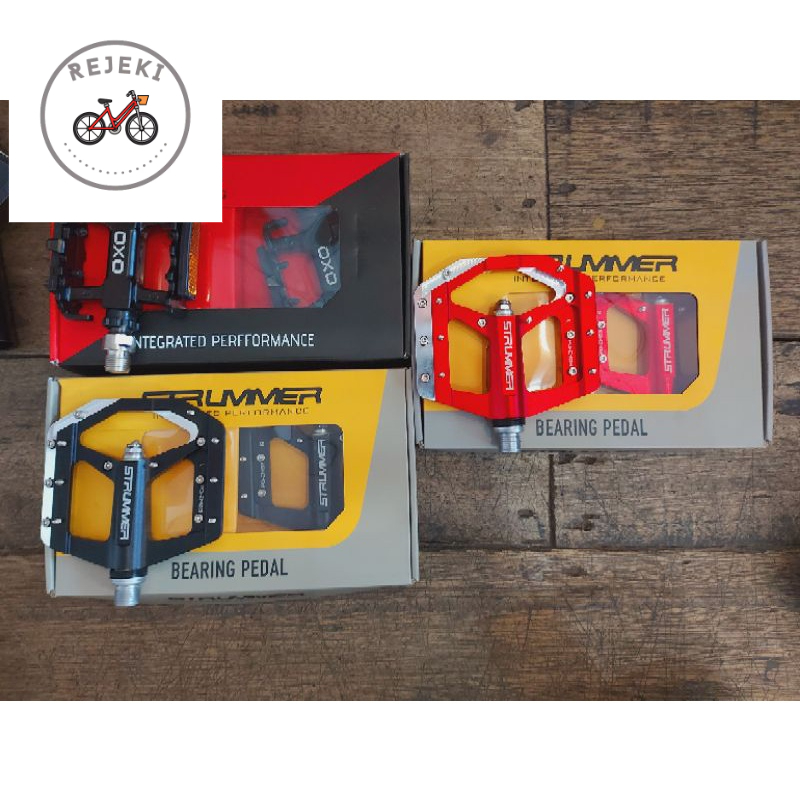 PEDAL BEARING SEPEDA MTB ALLOY STRUMMER & OXO