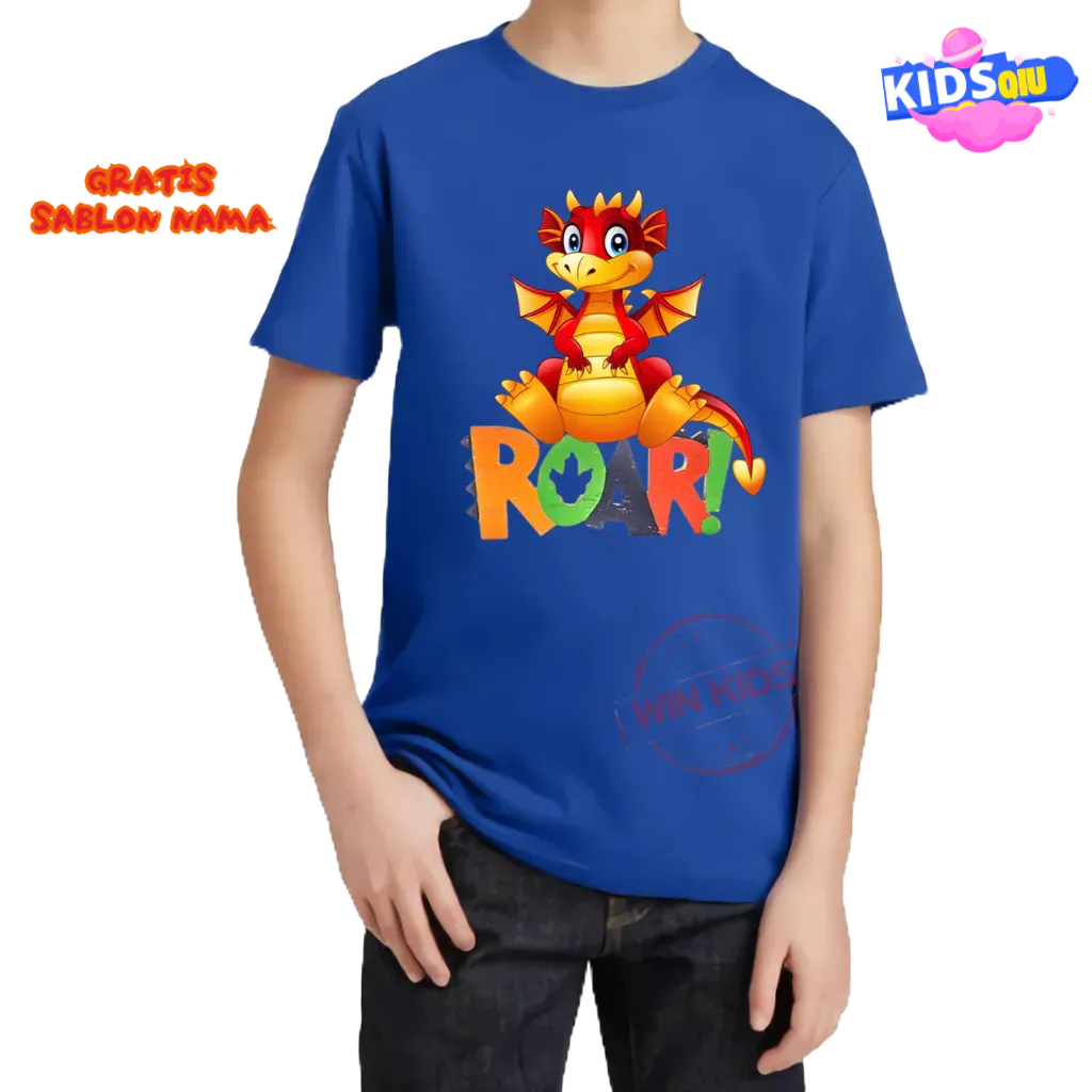 ( COD TERMURAH ) Kaos Anak Ulang tahun Dino Dinosaurus Baju ultah anak laki laki