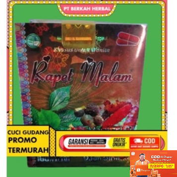 Rapet Malam Kapsul Kewanitaan/Jamu Rapet Malam kapsul Original