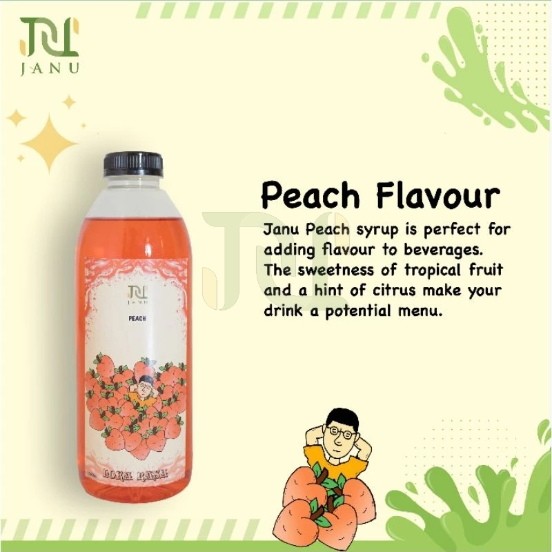 

Peach Syrup/Sirup Persik 1080ml