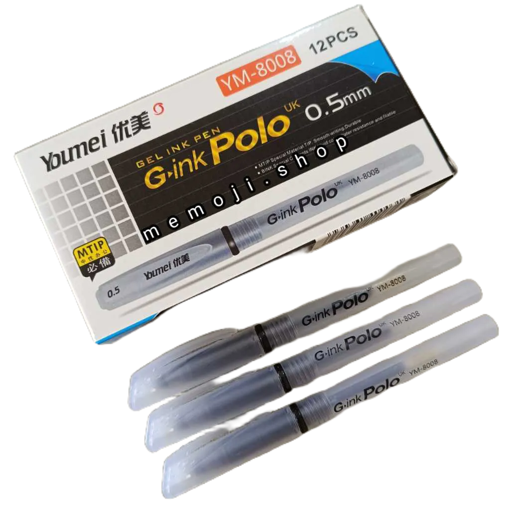 

Pulpen Gel YOUMEI 0,5mm YM-8008 (12pc)